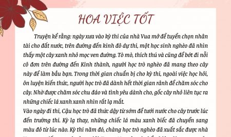 Hoa việc tốt
