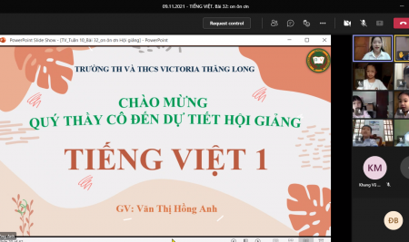 THẦY CÔ VIC SCHOOL TÍCH CỰC THAM GIA HỘI GIẢNG