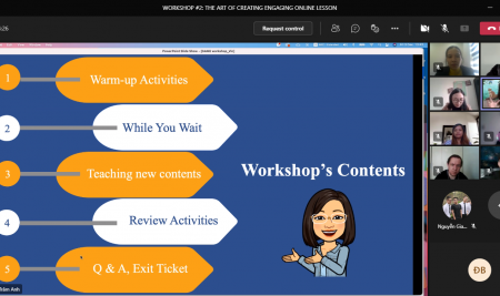 CHƯƠNG TRÌNH TẬP HUẤN NÂNG CAO DÀNH CHO ĐỘI NGŨ GIÁO VIÊN TIẾNG ANH CỦA TRƯỜNG TH & THCS VICTORIA THĂNG LONG