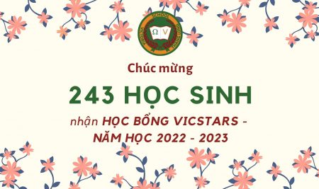 CHÚC MỪNG 243 VICSERS NHẬN HỌC BỔNG NĂM HỌC 2022 – 2023