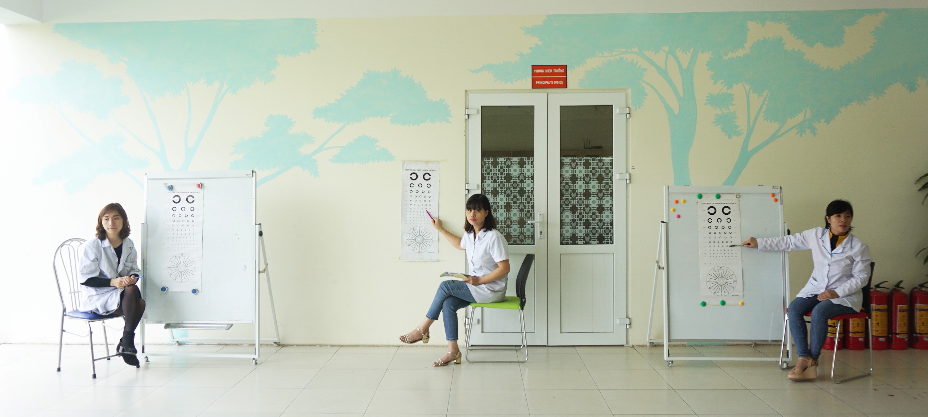 Khám sức khỏe định kỳ cho học sinh tại Victoria Thăng Long