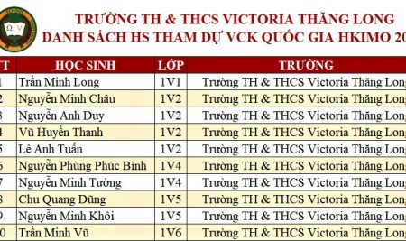 VICSERS THẲNG TIẾN VÀO VÒNG CHUNG KẾT QUỐC GIA HKIMO 2021